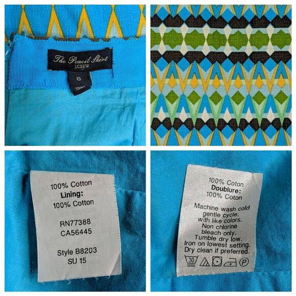 J Crew Factory Pencil Skirt - Size 6 - GUC - Picture 5 of 7